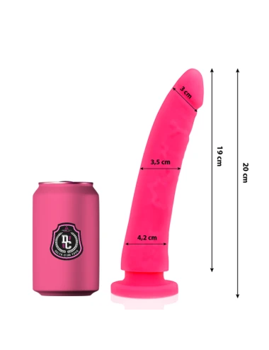 DELTA CLUB - TOYS DILDO MEDICO ROSA IN SILICONE 20 CM -O- 4 CM