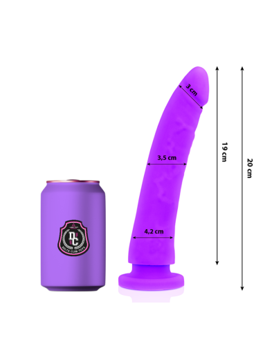 DELTA CLUB - TOYS DILDO MEDICO LILLA IN SILICONE 20 CM -O- 4 CM