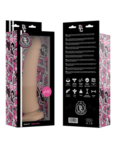 DELTA CLUB - TOYS DILDO NATURALE IN SILICONE MEDICO 23 CM -O- 4.5 CM