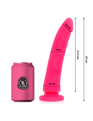 DELTA CLUB - TOYS DILDO MEDICO ROSA IN SILICONE 23 CM -O- 4.5 CM