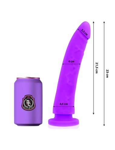DELTA CLUB - TOYS DILDO MEDICO LILLA IN SILICONE 23 CM -O- 4.5 CM