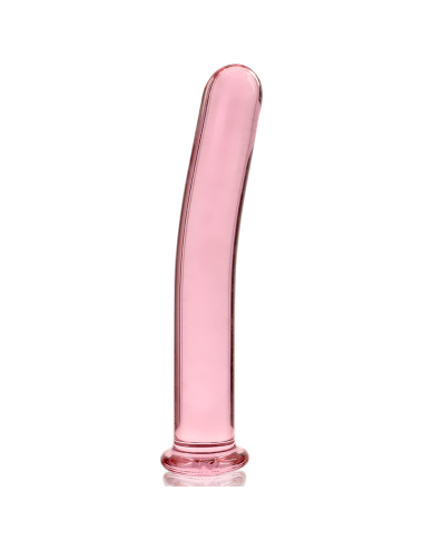 NEBULA SERIES BY IBIZA - MODELLO 8 DILDO IN VETRO BOROSILICATO ROSA 14.5 CM -O- 2 CM