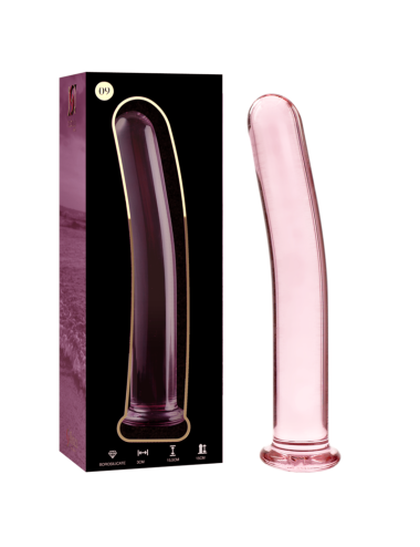 NEBULA SERIES BY IBIZA - MODELLO 9 DILDO IN VETRO BOROSILICATO ROSA 15.5 CM -O- 2.5 CM