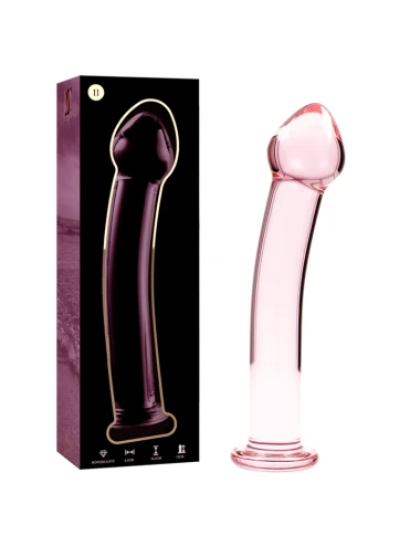 NEBULA SERIES BY IBIZA - MODELLO 11 DILDO IN VETRO BOROSILICATO ROSA 16 CM -O- 3 CM