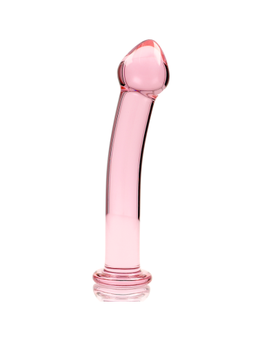 NEBULA SERIES BY IBIZA - MODELLO 11 DILDO IN VETRO BOROSILICATO ROSA 16 CM -O- 3 CM
