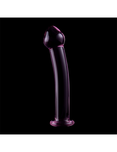 NEBULA SERIES BY IBIZA - MODELLO 11 DILDO IN VETRO BOROSILICATO ROSA 16 CM -O- 3 CM
