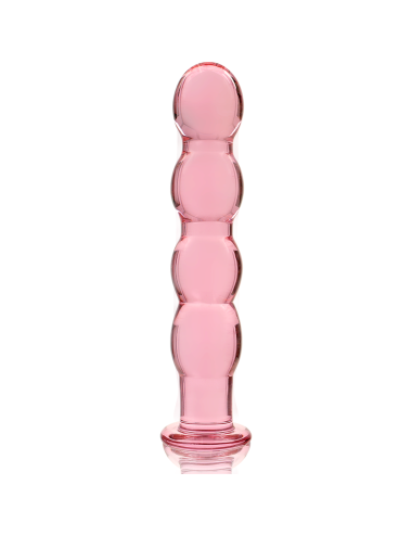 NEBULA SERIES BY IBIZA - MODELLO 10 DILDO IN VETRO BOROSILICATO ROSA 16.5 CM -O- 3.5 CM