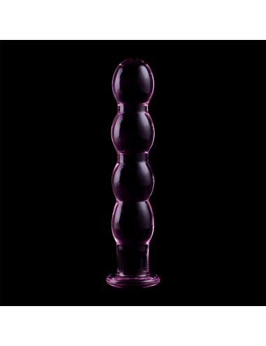 NEBULA SERIES BY IBIZA - MODELLO 10 DILDO IN VETRO BOROSILICATO ROSA 16.5 CM -O- 3.5 CM