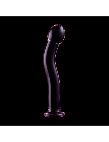 NEBULA SERIES BY IBIZA - MODELLO 18 DILDO IN VETRO BOROSILICATO ROSA 18.5 CM -O- 3.5 CM