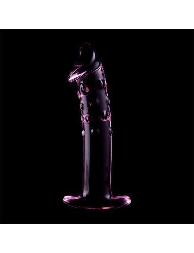 NEBULA SERIES BY IBIZA - MODELLO 19 DILDO IN VETRO BOROSILICATO ROSA 18.5 CM -O- 4 CM