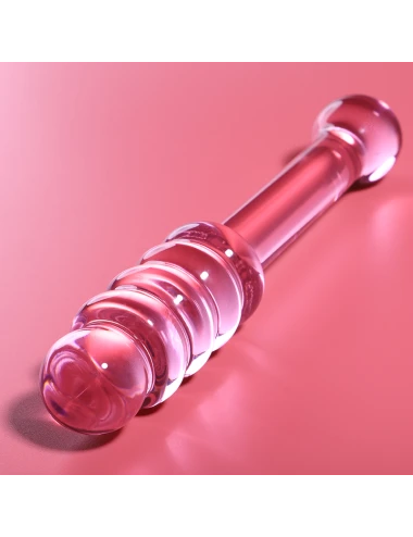 NEBULA SERIES BY IBIZA - MODELLO 20 DILDO IN VETRO BOROSILICATO ROSA 20.5 CM -O- 3 CM