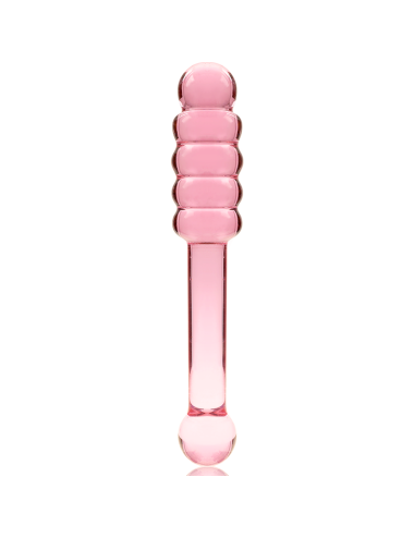 NEBULA SERIES BY IBIZA - MODELLO 20 DILDO IN VETRO BOROSILICATO ROSA 20.5 CM -O- 3 CM