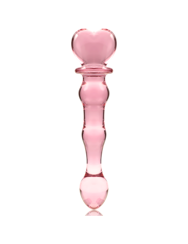 NEBULA SERIES BY IBIZA - MODELLO 21 DILDO IN VETRO BOROSILICATO ROSA 20.5 CM -O- 3.5 CM