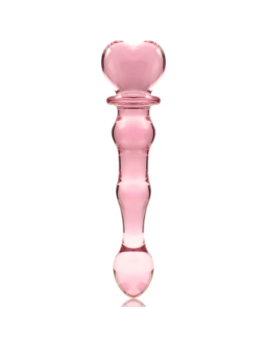 NEBULA SERIES BY IBIZA - MODELLO 21 DILDO IN VETRO BOROSILICATO ROSA 20.5 CM -O- 3.5 CM