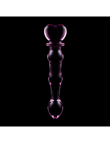 NEBULA SERIES BY IBIZA - MODELLO 21 DILDO IN VETRO BOROSILICATO ROSA 20.5 CM -O- 3.5 CM
