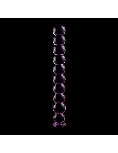 NEBULA SERIES BY IBIZA - MODELLO 22 DILDO IN VETRO BOROSILICATO ROSA 21.5 CM -O- 2.5 CM