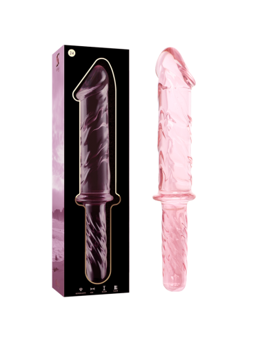 NEBULA SERIES BY IBIZA - MODELLO 24 DILDO IN VETRO BOROSILICATO ROSA 28.5 CM -O- 5 CM