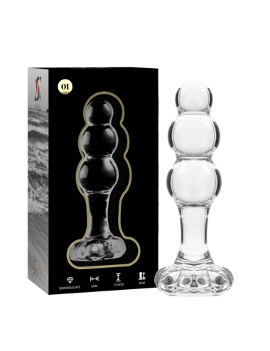 NEBULA SERIES BY IBIZA - MODELLO 1 TAPPO VETRO BOROSILICATO TRASPARENTE 10.5 CM -O- 3 CM
