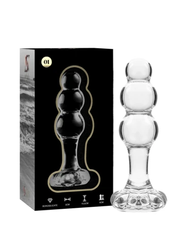 NEBULA SERIES BY IBIZA - MODELLO 1 TAPPO VETRO BOROSILICATO TRASPARENTE 10.5 CM -O- 3 CM