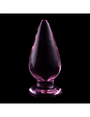 NEBULA SERIES BY IBIZA - MODELLO 4 PLUG ANALE VETRO BOROSILICATO ROSA 11 CM -O- 5 CM