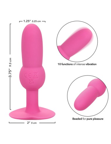 CALEXOTICS - FIRST TIME PLUG ANALE SONDA PERLINE 10 VIBRAZIONI ROSA
