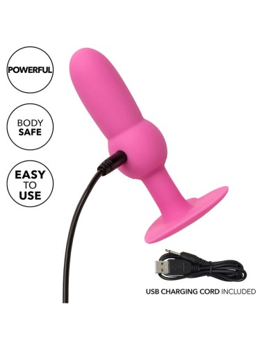 CALEXOTICS - FIRST TIME PLUG ANALE SONDA PERLINE 10 VIBRAZIONI ROSA