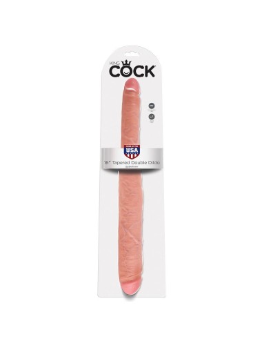 KING COCK DOPPIO DILDO NATURALE 40