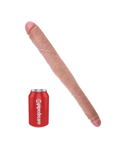 KING COCK DOPPIO DILDO NATURALE 40