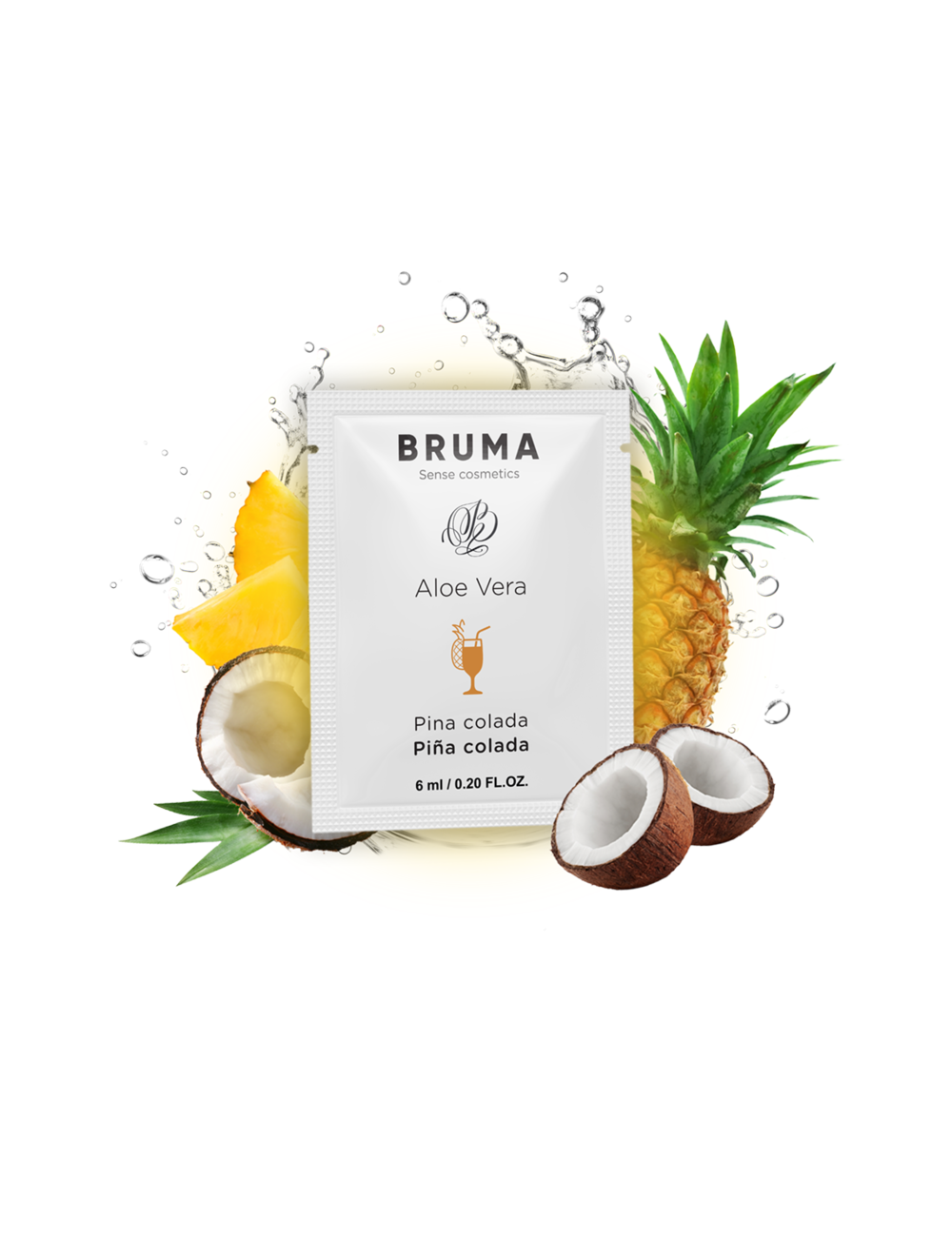 BRUMA - GEL SCORREVOLE ALOE VERA GUSTO PINA COLADA 6 ML BRUMA - GEL SCORREVOLE ALOE VERA GUSTO PINA COLADA 6 ML