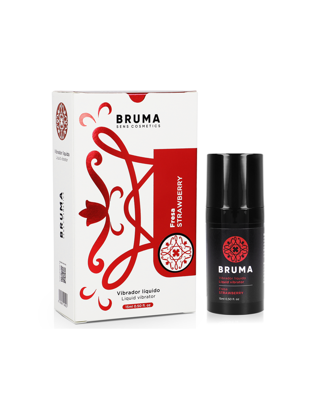BRUMA - VIBRATORE LIQUIDO ULTRA SCORREVOLE FRAGOLA 15 ML