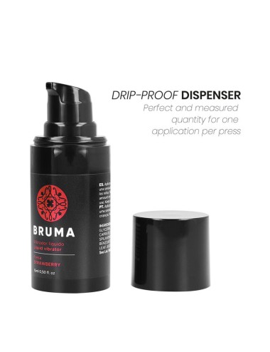 BRUMA - VIBRATORE LIQUIDO ULTRA SCORREVOLE FRAGOLA 15 ML