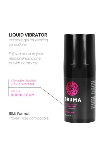 BRUMA - VIBRATORE LIQUIDO BUBBLEGUM ULTRA SCORREVOLE 15 ML