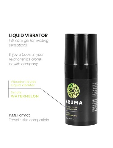 BRUMA - VIBRATORE LIQUIDO ULTRA SCORREVOLE ANGURIA 15 ML
