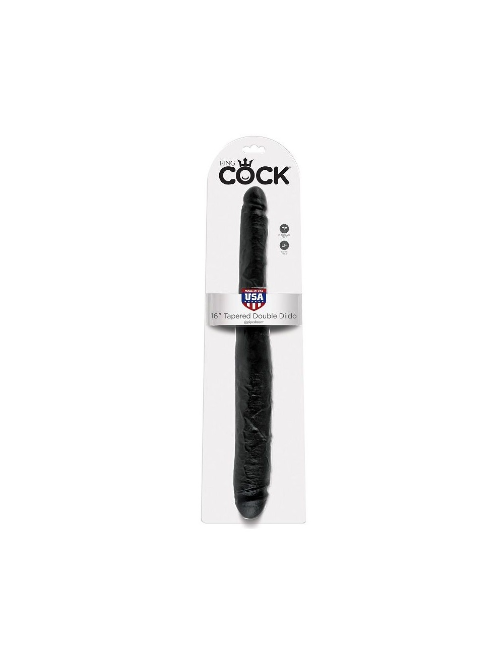 KING COCK DILDO DOBLE NEGRO 40.6 CM KING COCK DILDO DOBLE NEGRO 40.6 CM