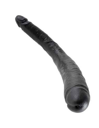 KING COCK DILDO DOBLE NEGRO 40.6 CM