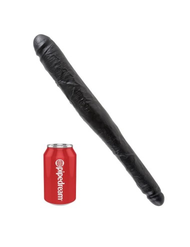 KING COCK DILDO DOBLE NEGRO 40.6 CM