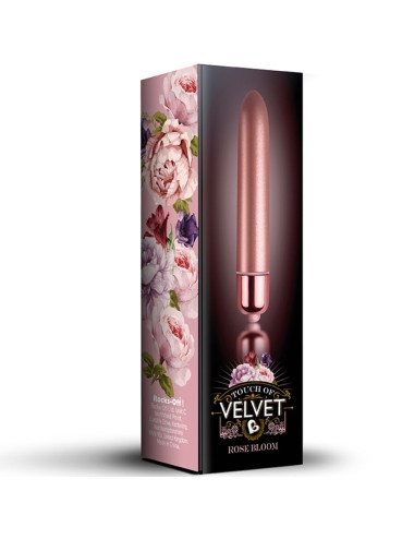 ROCKS-OFF - VIBRANTE BULLET TOUCH OF VELVET ROSE BLOOM 10 VELOCITÀ