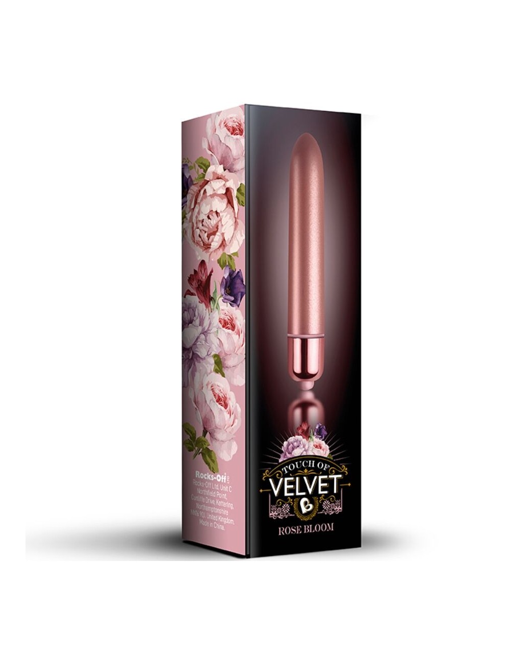 ROCKS-OFF - VIBRANTE BULLET TOUCH OF VELVET ROSE BLOOM 10 VELOCITÀ ROCKS-OFF - VIBRANTE BULLET TOUCH OF VELVET ROSE BLOOM 10 VELOCITÀ