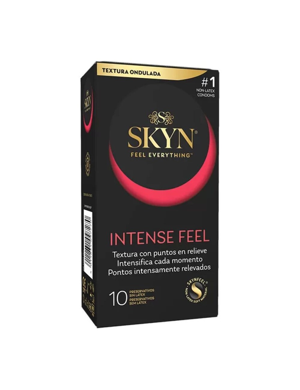SKYN - PRESERVATIVO TEXTURED INTENSE FEEL CON DESIGN ONDULATO 10 UNITÀ