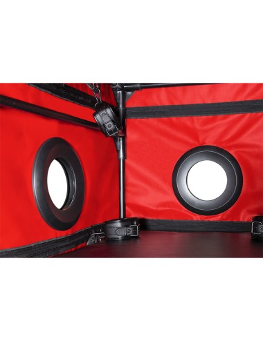 SECRET DOME - KINK CLUB LA NICHE CABIN NERO E ROSSO