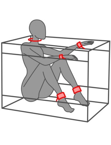 SECRET DOME - KINK CLUB LA NICHE CABIN NERO E ROSSO