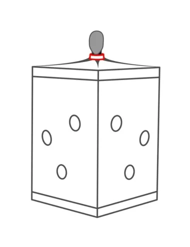 SECRET DOME - KINK CLUB CABIN SCANDALE NERO E ROSSO
