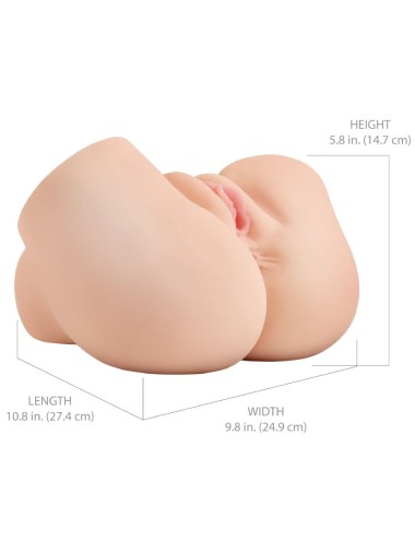 PDX ELITE - BACK THAT ASS UP MASTURBATORE REALISTICO VIBRANTE PER VAGINA E ANO