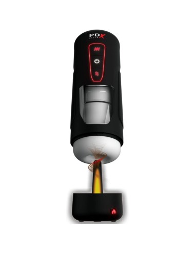 PDX ELITE - MASTURBATORE AUTOMATICO MILK ME HOTTER CON VIBRAZIONE A SPINTA E EFFETTO CALORE