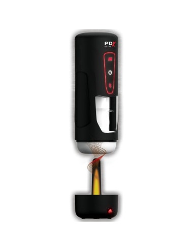 PDX ELITE - MASTURBATORE AUTOMATICO MILK ME HOTTER CON VIBRAZIONE A SPINTA E EFFETTO CALORE
