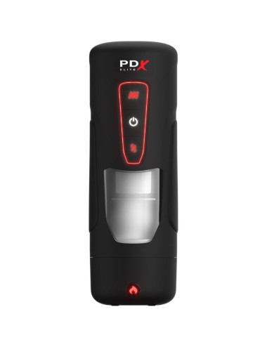 PDX ELITE - MASTURBATORE AUTOMATICO MILK ME HOTTER CON VIBRAZIONE A SPINTA E EFFETTO CALORE