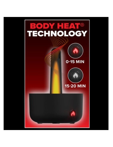 PDX ELITE - MASTURBATORE AUTOMATICO MILK ME HOTTER CON VIBRAZIONE A SPINTA E EFFETTO CALORE