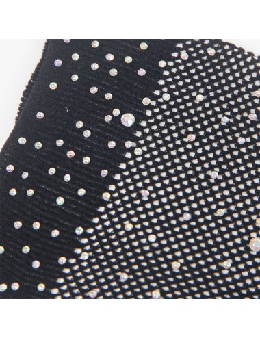 SUBBLIME - 957469SHINE GUANTI TRASPARENTI NERI S/M