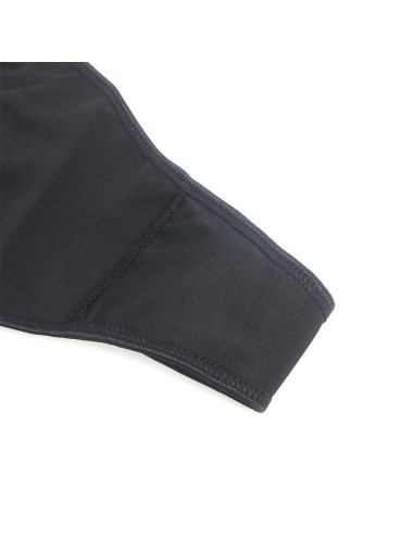 SUBBLIME - 957537 ABITO IN PELLE CON PIZZO FLOREALE NERO L/XL
