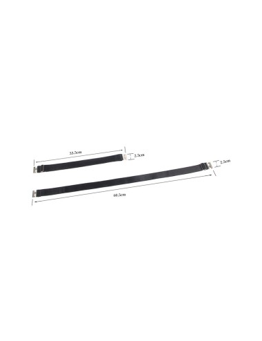 SUBBLIME - 957476 FIBBIE REGOLABILI NERE